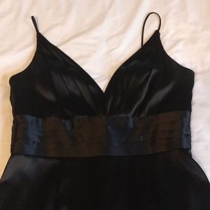 ❤️ ABS by Allen Schwartz Black Satiny Dress